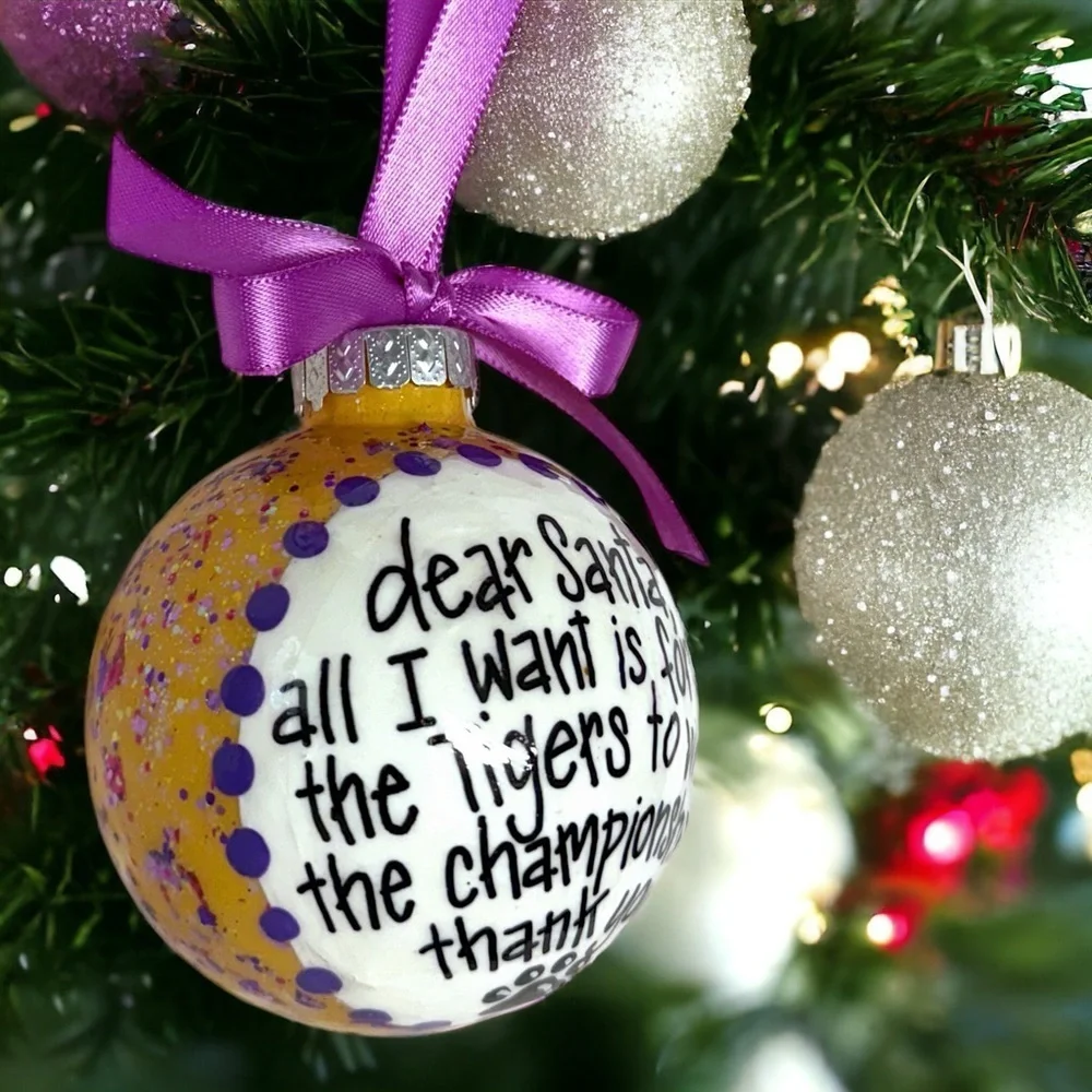 Handmade christmas ornament